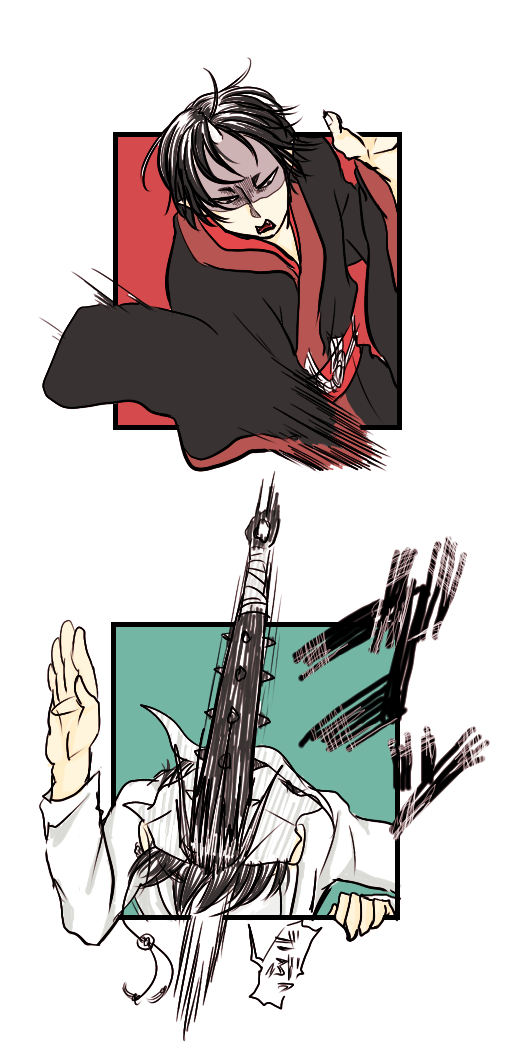 ペアアイコンのTL見ていたらこれしか浮かばなかった鬼徹。