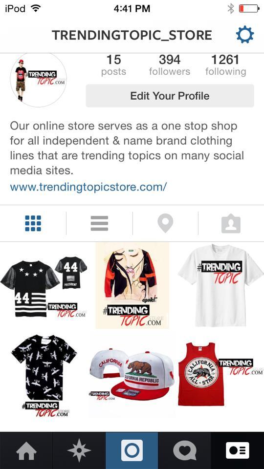 Trending_Topic8's tweet image. Make sure to follow us on Instagram @Trendingtopic_store