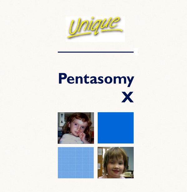 KEtcherSPT's tweet photo. Rare chromosome disorder...pentasomy X #alwayslearning #PT581 http://t.co/0j89JSuyB6