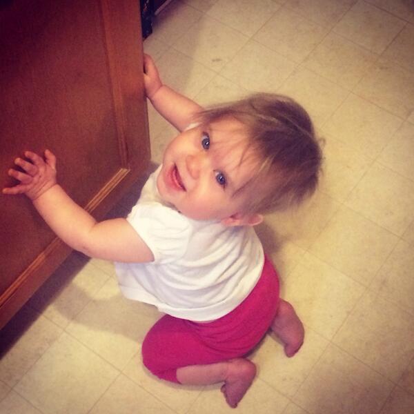 Melissa_Meck's tweet photo. Happy 9 months to this little monkey! http://t.co/wD8XS9RYiW