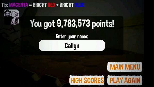 Callyndorval's tweet image. THIS IS NOW MY INSANE MODE SCORE. What am I doing with my life? /sob #ColorSheep #interventionneeded