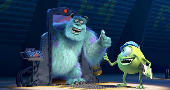 "We scare because we care." #MonstersInc