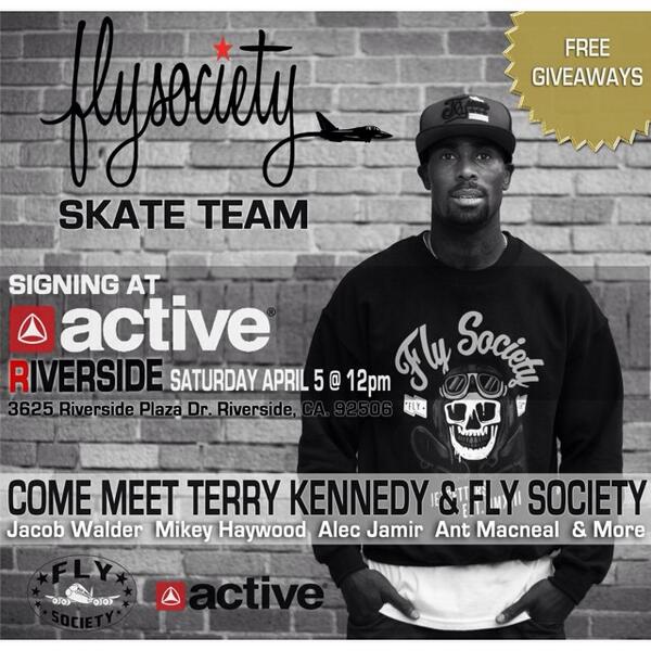 activerideshop's tweet image. This Saturday #activePro @terrykennedyfs will be at @ActiveRiverside with the @RealFlySociety team!!! 12pm!