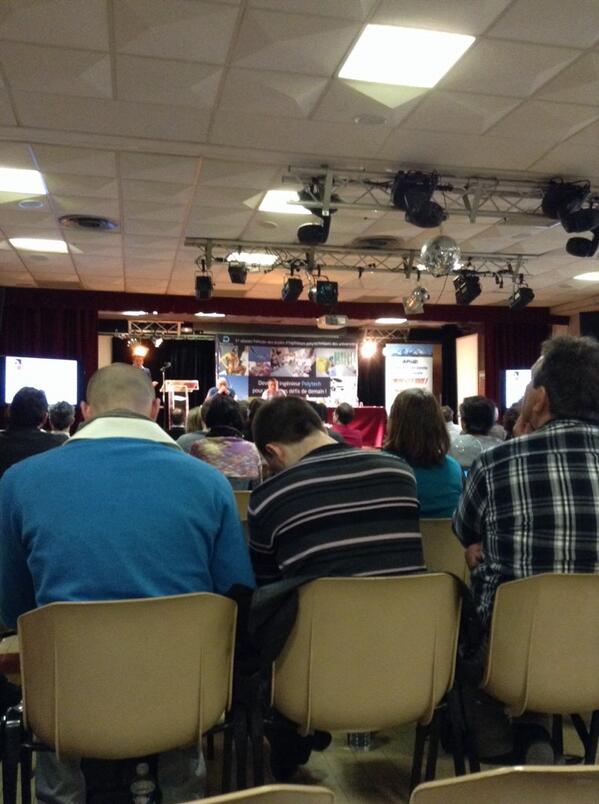 pafoury's tweet image. #polytech2014 Restitution des ateliers d’hier en réunion plénière.