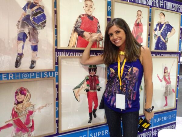 sabinesassine's tweet photo. Don't forget to visit #thinksuper booth @mefcc #support the #initiative #superfighters #kidswithcancer http://t.co/kbHoqAOlzU