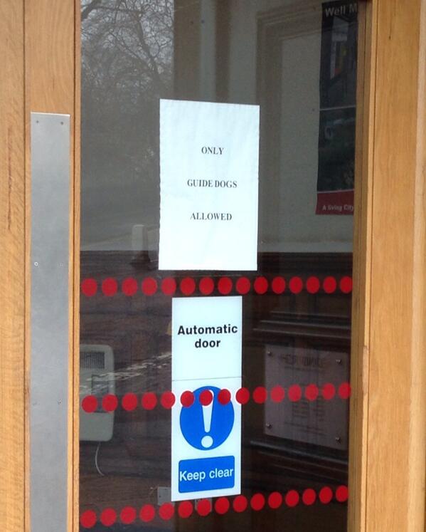 leftmidfielder's tweet image. I would come in to your organisation, but unfortunately I'm not a guide dog. #chicmurray