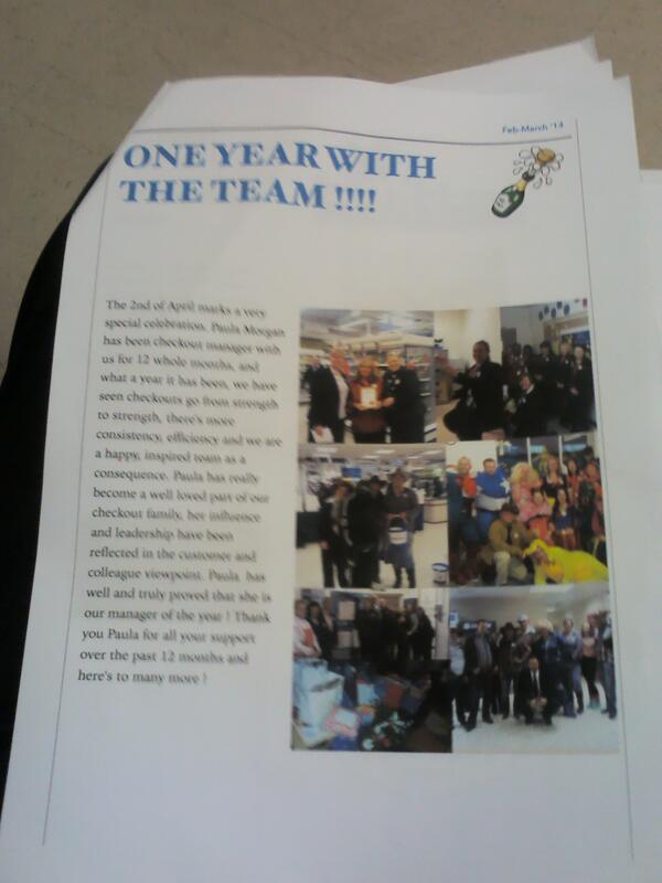 Paula being here for a year # well done for a great year <a href="/lynDavies3144/">lynette Davies</a>