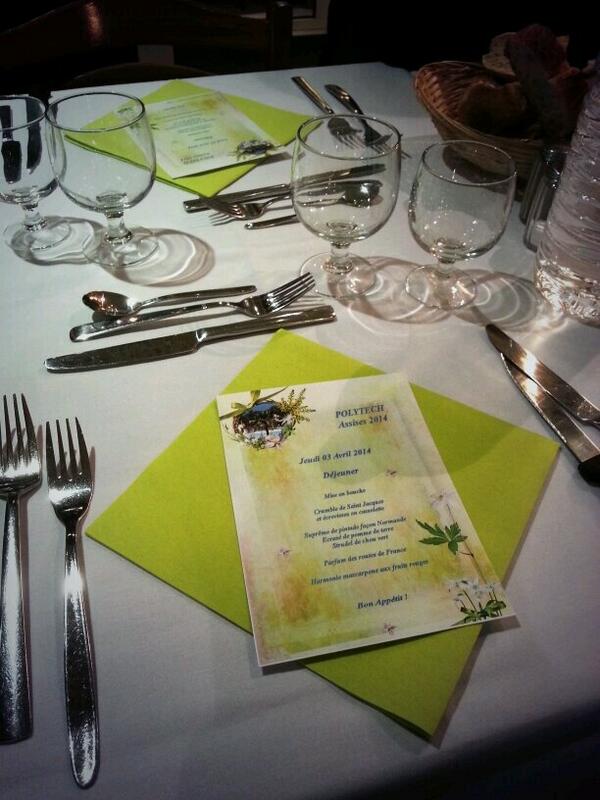 AdipsParisSud's tweet image. Le repas de gala s&apos;est très bien déroulé ! #polytech2014