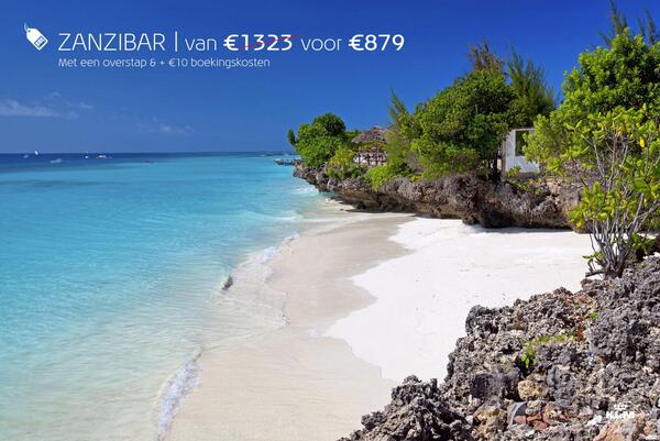 KLM's tweet photo. Profiteer t/m 8 april van Zanzi-bizar goede aanbiedingen! http://t.co/XmSQ0UFOOe #KLM #VijfDagenVoordeel http://t.co/9iY2qFxaxX