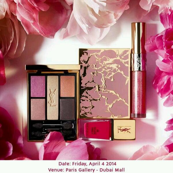 Meet me today#YSL#Makeover#5pm till 10pm#Dubai mall#Paris Gallery
