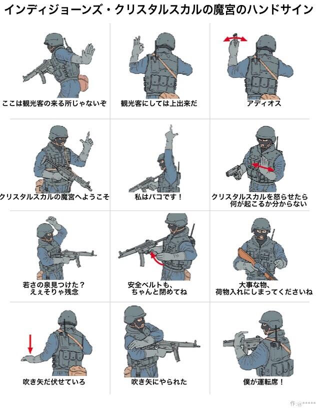 とら V Twitter インディジョーンズアドベンチャー クリスタルスカルの魔宮のハンドサイン Http T Co Wp1alatunj とら V Twitter インディジョーンズアドベンチャー クリスタルスカルの魔宮のハンドサイン Http T Co Wp1alatunj