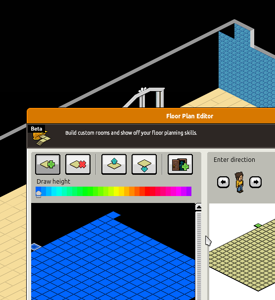 Do NOT make a cusp in the room layout on the top corner like this. A bug in the wall-drawing algorithm can crash you!