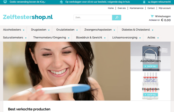 Zelftestershop.nl heeft de nieuwe #webshop bijna gevuld! Voor alle mogelijke #zelftesten: zelftestershop.nl