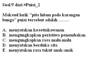 GPS_bdg's tweet photo. #soalUN B. Indo no 9 (lihat #Puisi_2) #UN2014 http://t.co/nTjzsxhbO8
