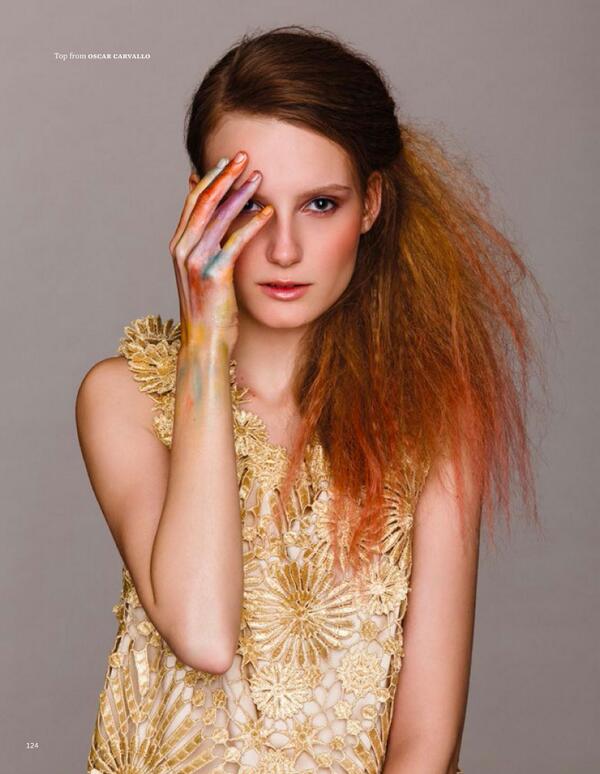 Top from our last ready to wear capsule collection in last issue of Hope St Magazine #RTW #Fashion #Editorial