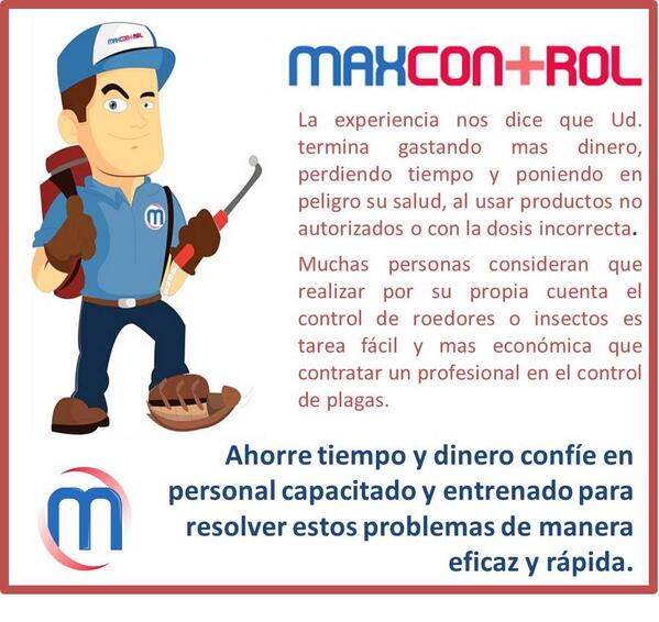 maxcontrolmore's tweet image. Nuestro objetivo es claro... ¡OLVÍDESE DE LAS PLAGAS!