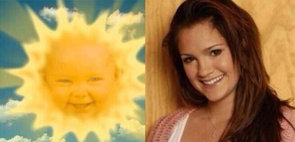HayQueSaberlo's tweet photo. Ella era el Sol de los Teletubbies. http://t.co/KH9Bkjrcph
