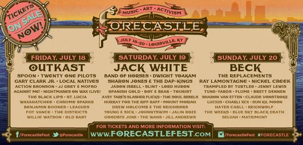 ON SALE NOW! Snag your #Forecastle daily tickets for only $74.50 while supplies last! smarturl.it/ForecastleDayT…