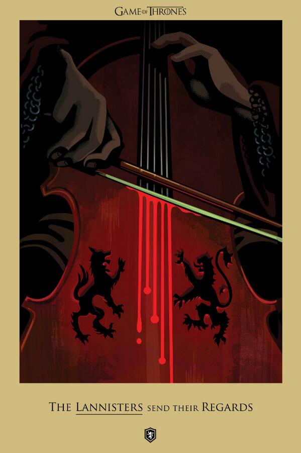 GameOfThrones's tweet photo. The North remembers Robb, Talisa, Catelyn &amp; Grey Wind’s #RedWedding demise in S3E9 #BeautifulDeath @RobertMBall http://t.co/ozGT5IQnkK