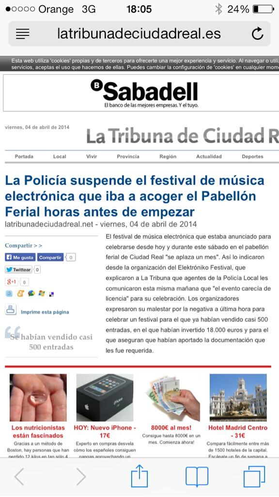 ElektronikoCR's tweet photo. Gracias a al periódico la tribuna por dicho comunicado. http://t.co/ZdBozFjYZL