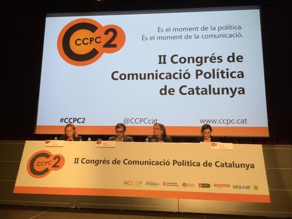 JordiElDandy's tweet photo. Espectacular .@ClaradeUribe com a relatora del #CCPC2! En volem més! Preparem el #CCPC3 pel 2015?! @ACCIEP @CCPCcat http://t.co/r0tXnfmdhB