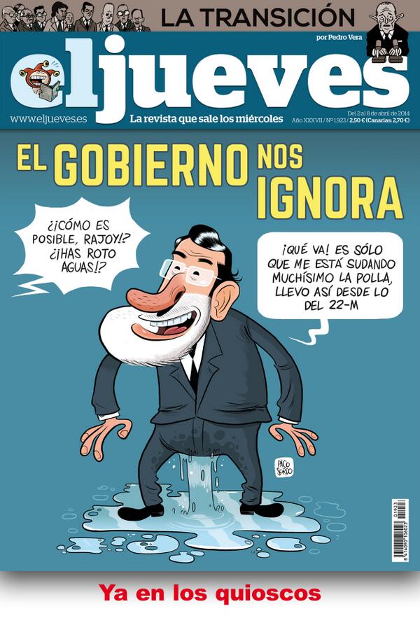 eljueves's tweet photo. Portada húmeda... http://t.co/VafdA6fthU
