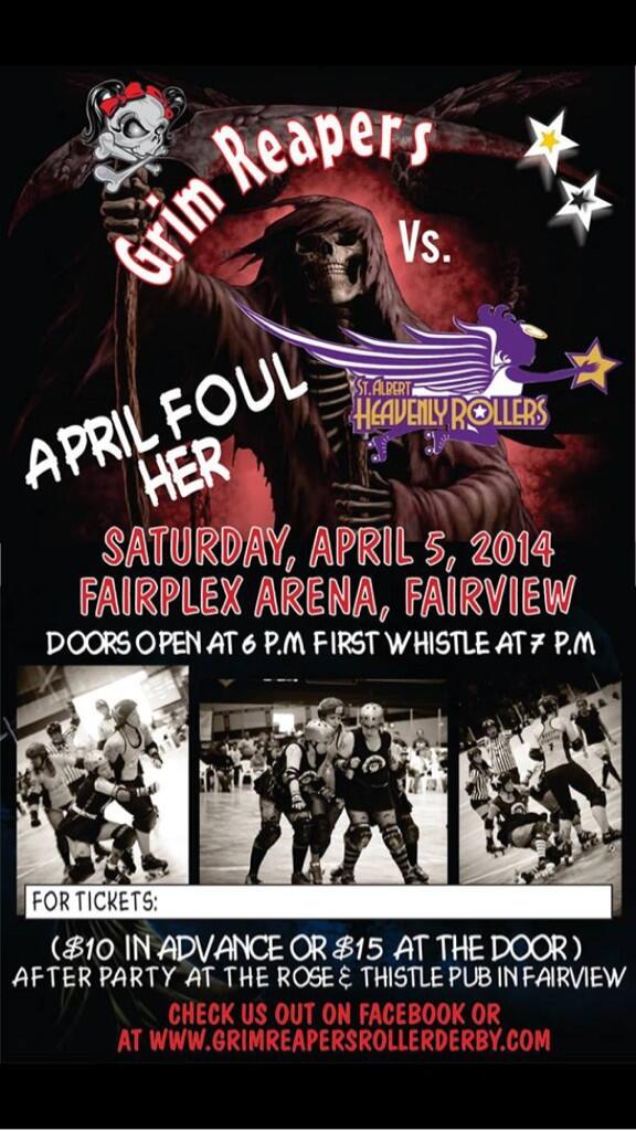 GPRDA_MR_MIC's tweet photo. Tomorrow is bout day in Fairview. Come check it out #gpab #rollerderby http://t.co/iKjWXKAE43