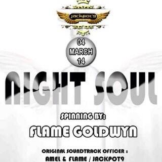 amelnoriz's tweet photo. RT"@JACKPOT9_BDG: TONIGHT!!! "NIGHT SOUL" spinning by FLAME GOLDWYN @flame_goldwyn and @amelnoriz @BdgParty_Club http://t.co/q1a7tFedD5"