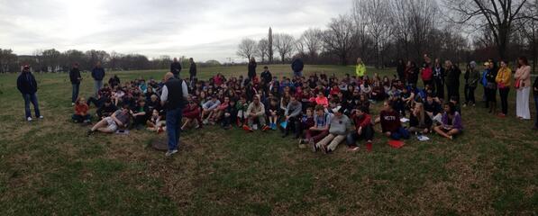 WestonDC2014's tweet photo. WMS listening to a hero of our very own... http://t.co/rqfR8NR8Nr
