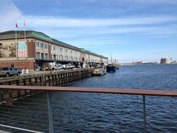 #bostonFishPier just a short walk from #NSTA14