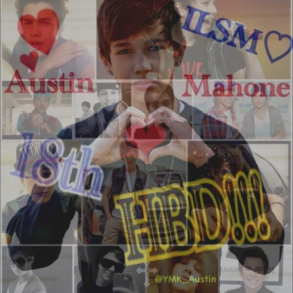 YMK_Austin's tweet photo. HBD🎉🎉🎉🎉
18th @AustinMahone !!!
I LOVE YOU SO MUCH💗💗💗
I'm supporting you from JAPAN🇯🇵
#HBD18thAustinMahoneFromJAPAN http://t.co/ILLcq38jYg