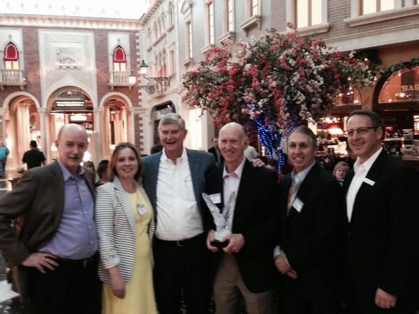 PSASecurity's tweet image. Celebrating the @AMAGTechnology Eagle Award #ISCW14