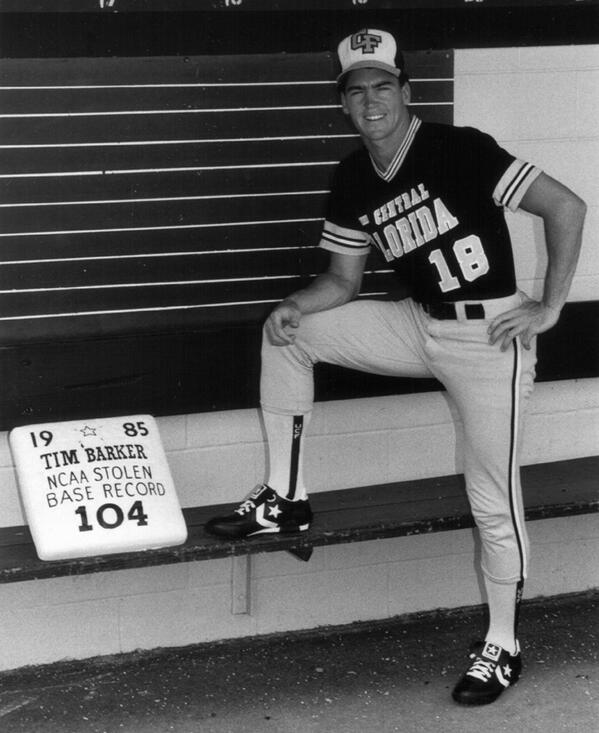 EricDeSalvo's tweet photo. The last time @UCF_Baseball & USF met for a weekend series? 1985 when this guy was an All-American #TimBarker http://t.co/Hbbb13sxEg