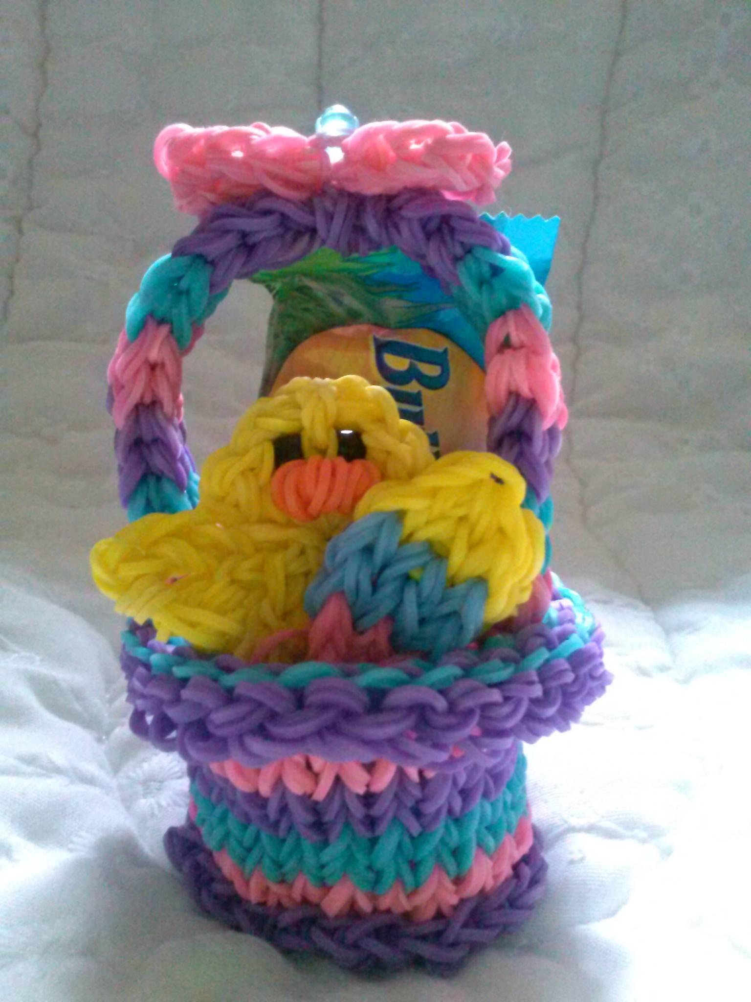 Rainbow Loom on Twitter "Easter Basket with goodies inside by April