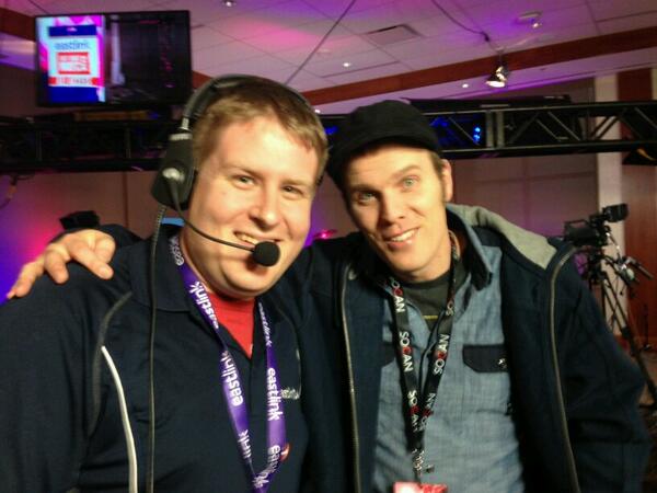 TheBillBarnaby's tweet photo. Great day on Eastlink all access. Hanging out with Dave Gunning. #eastlinkecmw #ECMW2014 http://t.co/wjKqVpLrM0