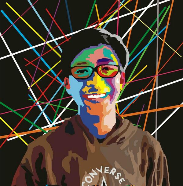 fiiiiif's tweet photo. pop art. corel draw http://t.co/Oul1yFnBTk