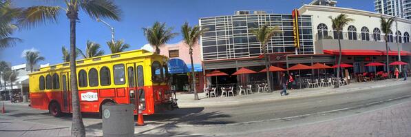 CraigLilienthal's tweet photo. @SunTrolley #throughglass @visitlauderdale @FTLCityNews http://t.co/3OxZ3jT2Dv
