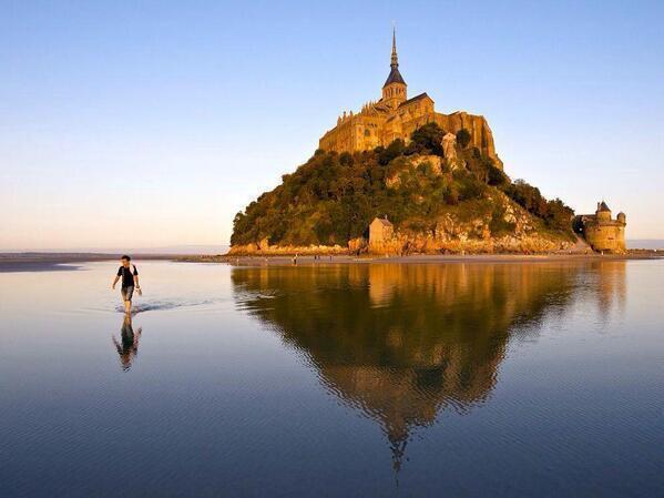_Paisajes_'s tweet photo. Le Mont-Saint-Michel, Francia. http://t.co/8moMyUXZFX