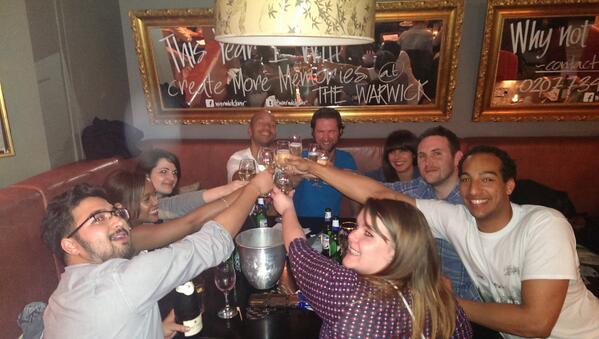 discoveryres's tweet photo. Celebrating at the @AQRUK Quiz last night. Great fun all round! #mrx http://t.co/jDJYKttCSo