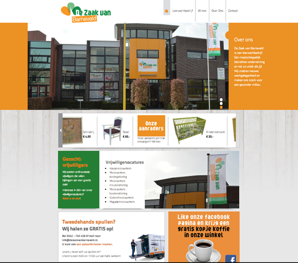 Morgen officieel geopend, de nieuwe #website is volgens planning live en een #tevreden #klant! dezaakvanbarneveld.nl