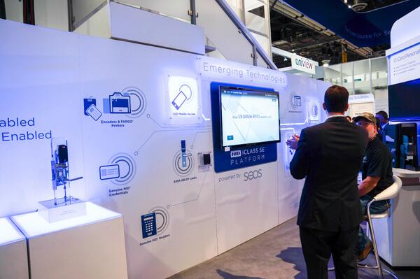 HIDGlobal's tweet image. @ #ISCW14 we are demonstrating emerging mobile &amp;amp; biometric tech to secure your ID – booth 11053 #HID