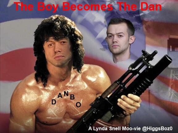 HiggsBoz0's tweet photo. Dan turns his ploughshare into a sword: #thearchers #thesatarchers http://t.co/zzYAqdybI4