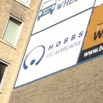 bioagency's tweet photo. Check out @bioagency #designer @shauncy logo design for Hobbs and Associates painting on a building in #Winnipeg http://t.co/uOCZT501rw