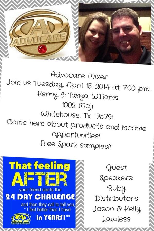 Guest Speakers:
Ruby Distributors 
Jason &amp; Kelly Lawless pic-collage.com/_9pcEEknh