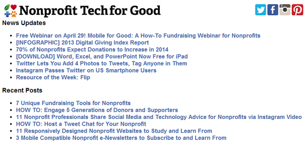 Nonprofit Tech for Good tweet media