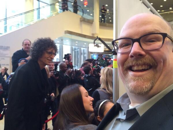 KenCarmichael's tweet photo. Fist bump and Hey Now with @HowardStern. My life is complete #AGT @TomKellyShow http://t.co/pA6Ztpt4eS