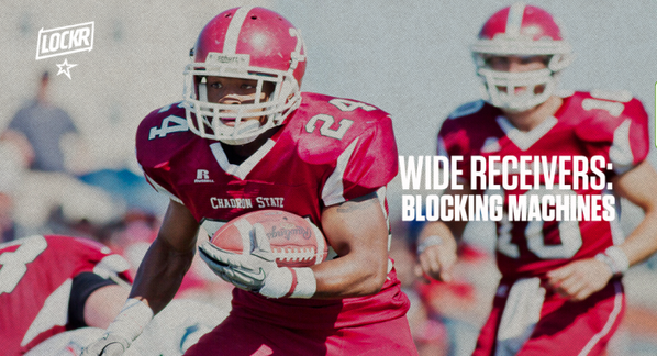 getlockr's tweet photo. Turn your wide receivers in #BlockingMachines. Check out Chadron State's @joemc_13 blog here: http://t.co/o587C5M1sz http://t.co/xhsSFdTYfO