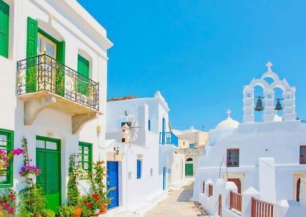 OraYReflexiona's tweet photo. La Isla de Amorgós, Grecia. http://t.co/uRdf1kQfNP