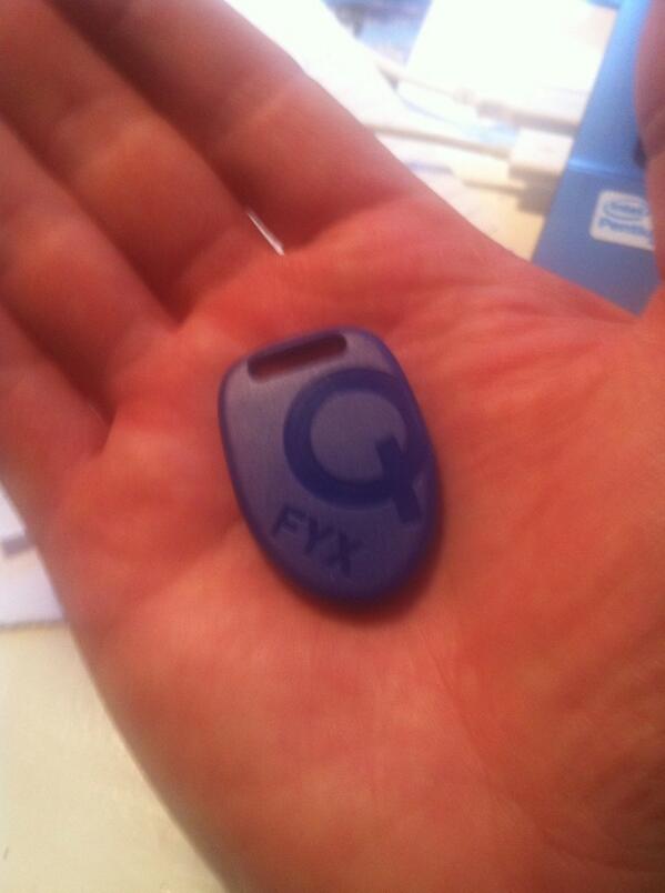 richardross's tweet photo. Just received my first @gimbal proximity beacons - they're tiny! #seeingthefuture http://t.co/MAo1G5CEz8