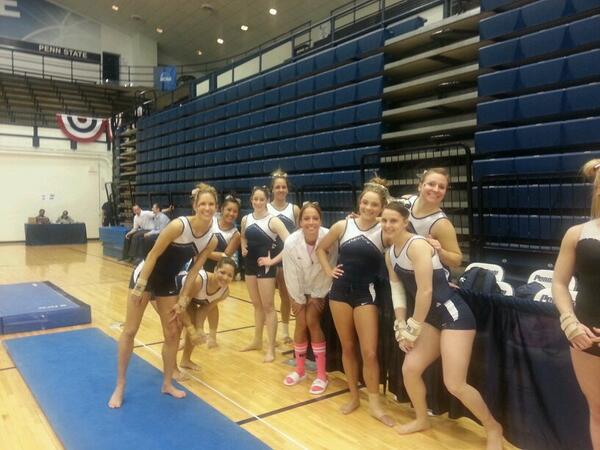 PennStateWGYM's tweet image. Starting our regional workout! #W-IN #2US